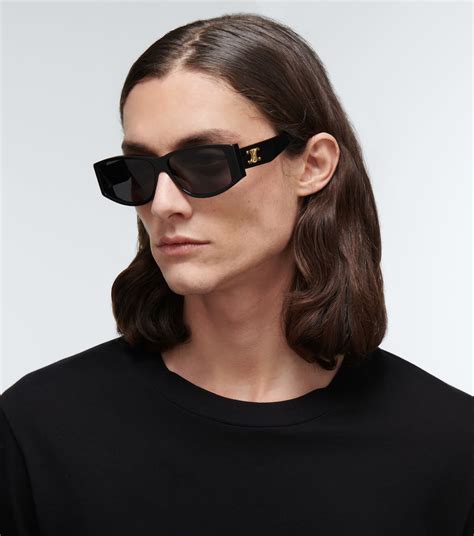 Rectangular S092 sunglasses in Acetate 